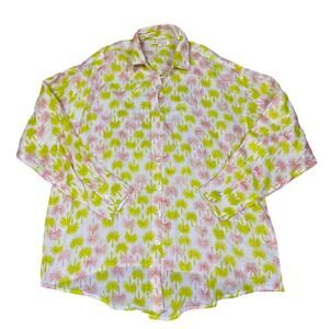 Marea Womens Size S Apres Beach Cotton Gauze Button Down Shirt Only Golden Hour